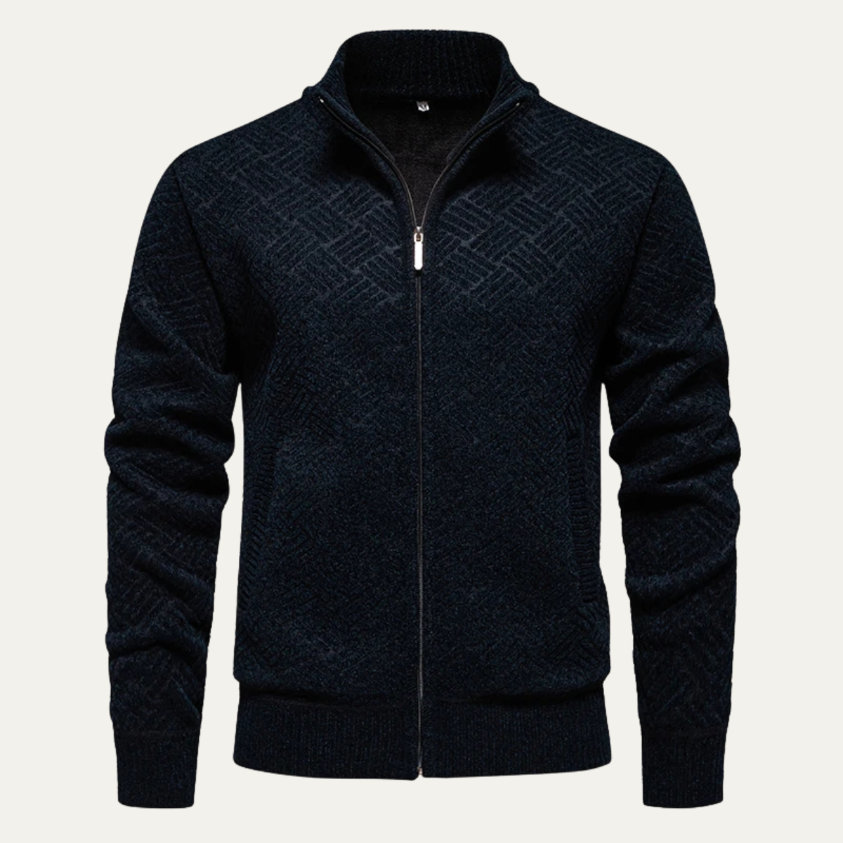 Cozy Mens Cable Knit Casual Cardigan Sweater