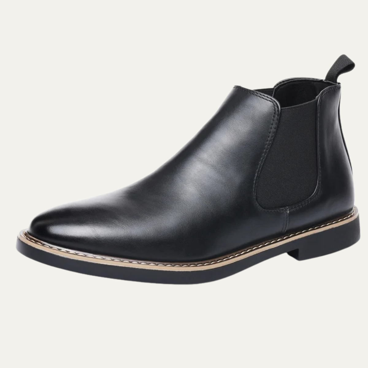 Classic Men's Genuine Leather Ankle Boots
