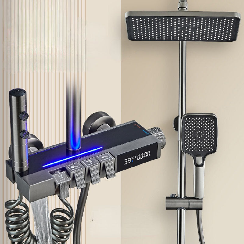 Premium Shower System With Temperature Control Faucet - OutfitLondon