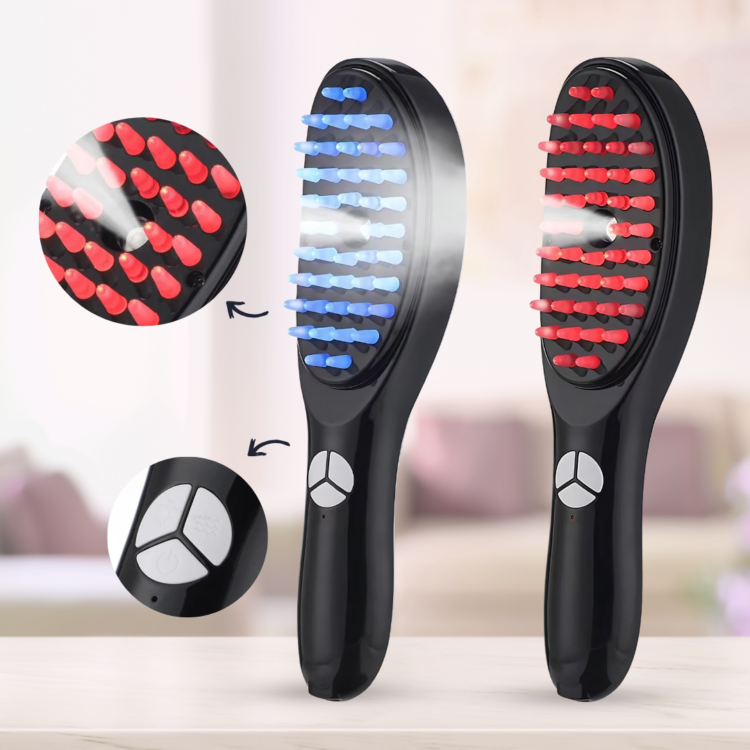 Professional 4-in-1 LED Hair Growth Brush - OutfitLondon