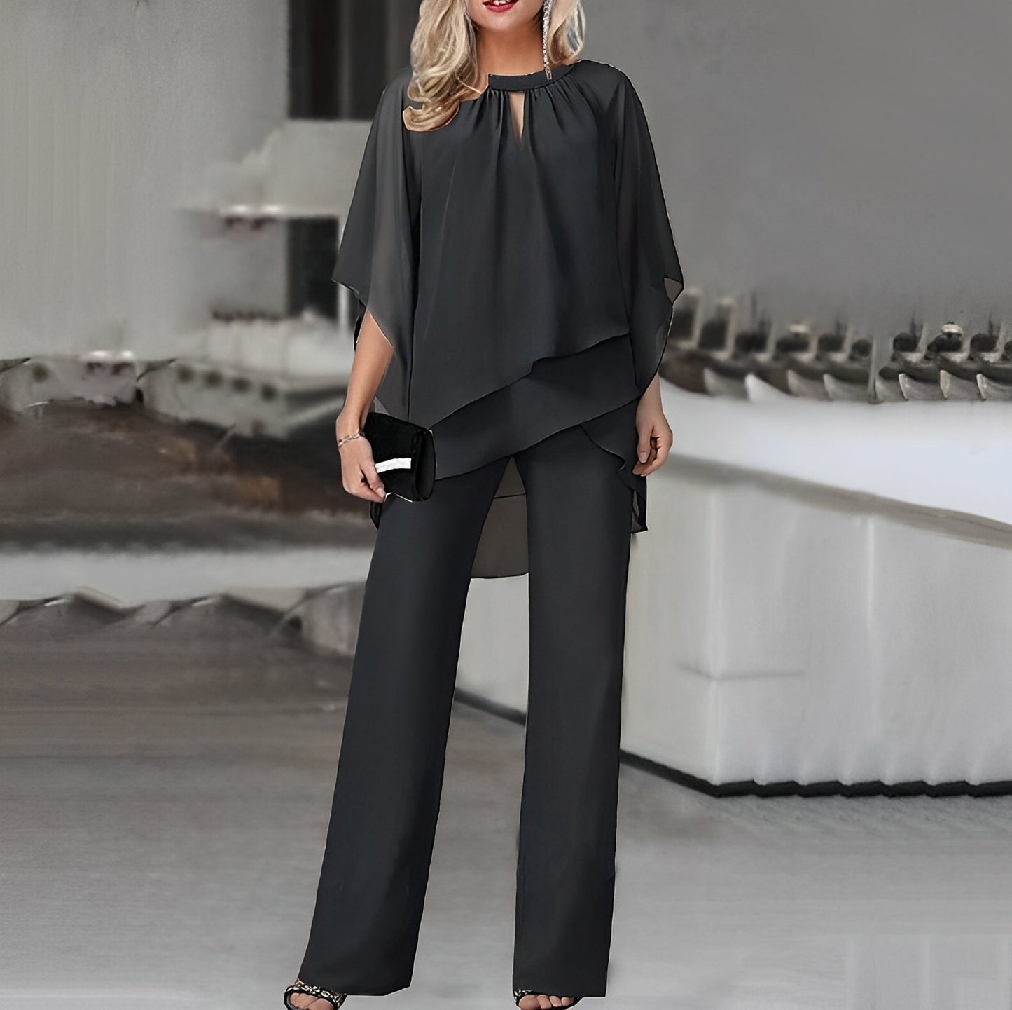Stylish 2-Piece Ladies Outfit Set