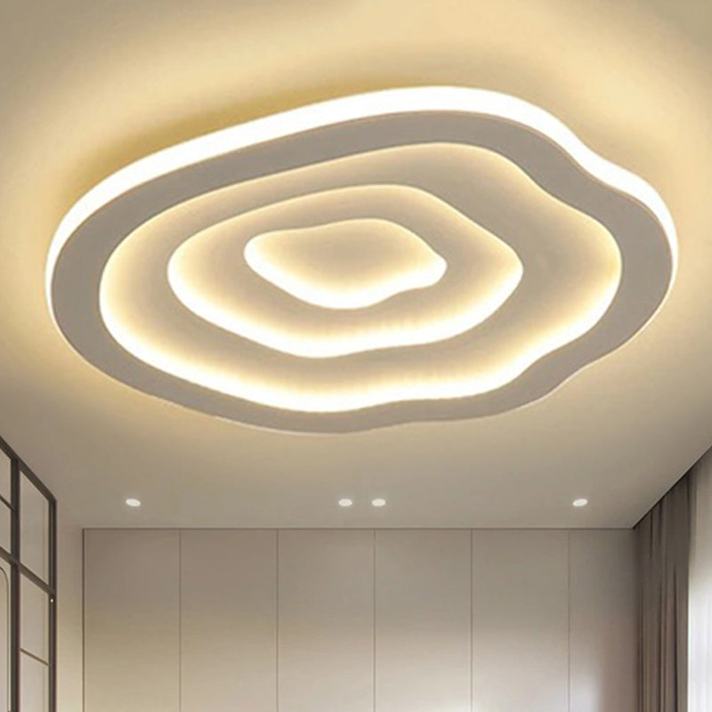 Modern Wave LED Ceiling Lamp Warm White