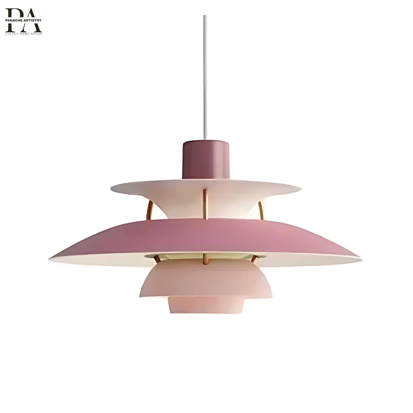 Vibrant Glass Drop Light Fixture