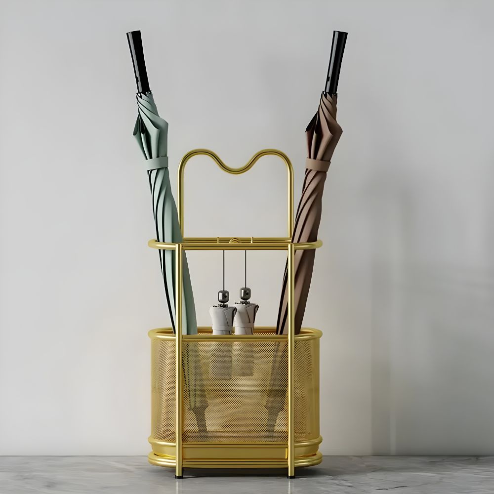 Durable Steel Umbrella Stand With Drip Tray