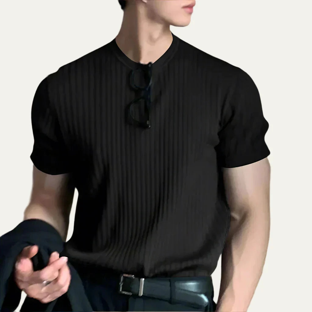 Casual Fit Crew Neck Short Sleeve Tee Shirt