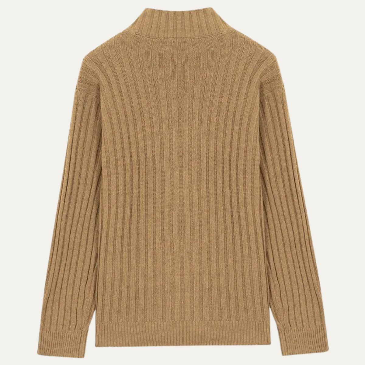 Cozy Men's Crew Neck Knitted Cardigan Sweater
