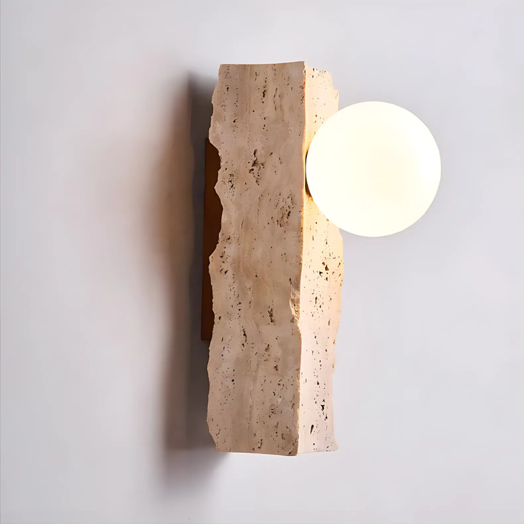 Elegant Stone LED Wall Lamp