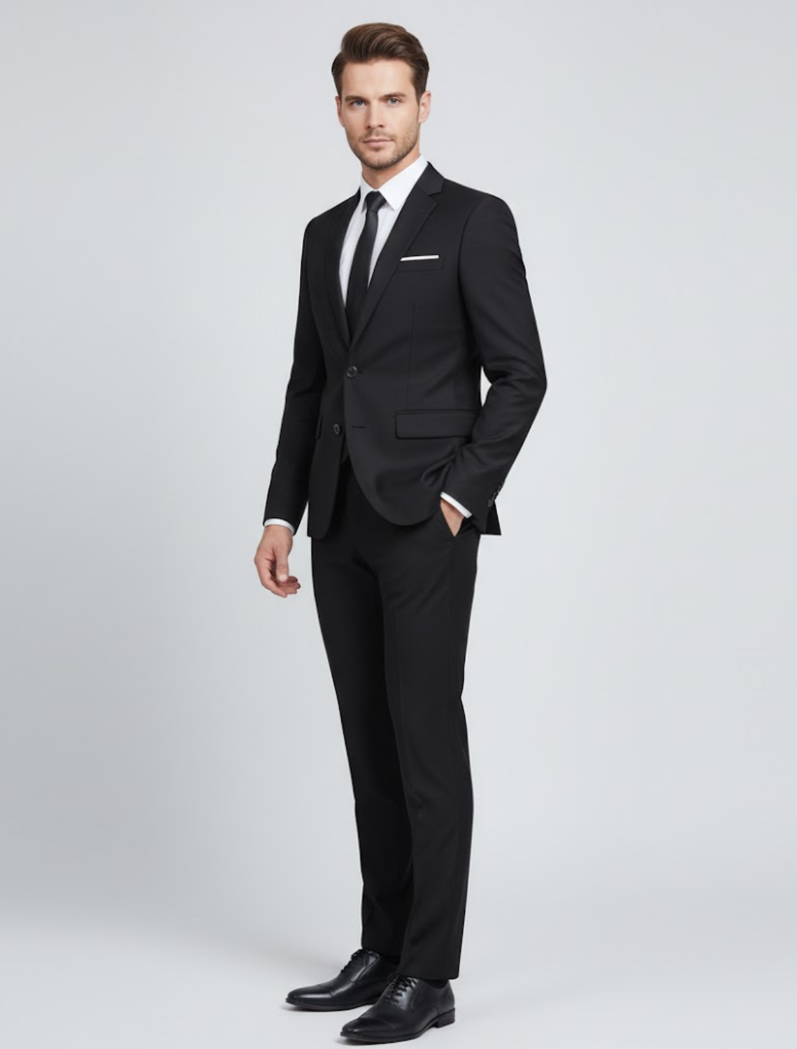 Classic 2 Piece Men's Suit - Slim Fit Stylish Design