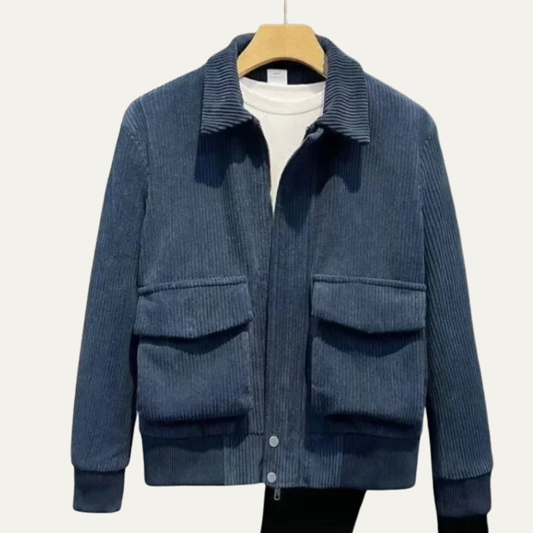 Men's Soft Button Down Relaxed Fit Jacket