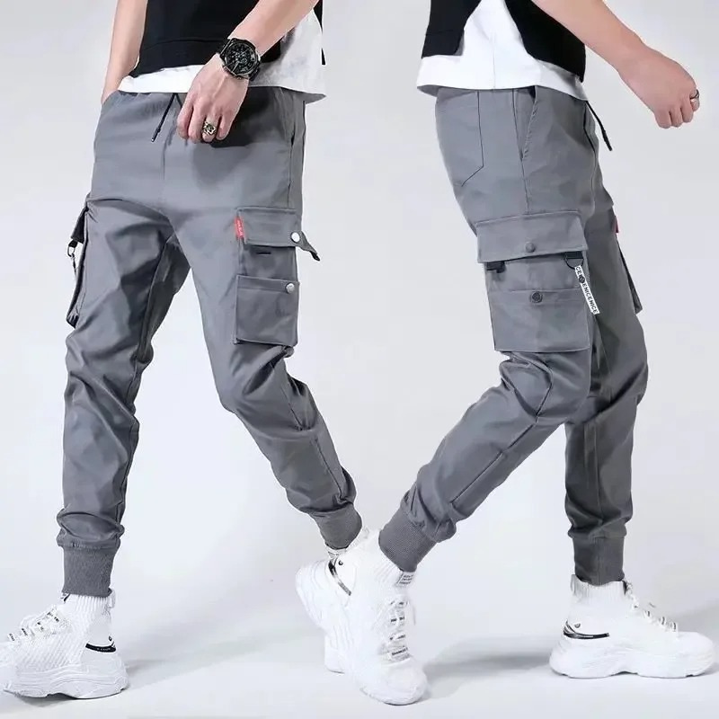 Men's Soft Jogger Pants with Pockets and Elastic Waist