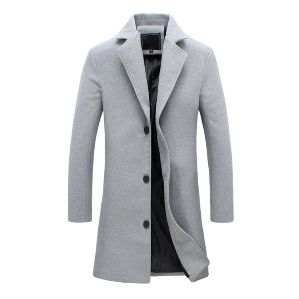 Classic Mens Wool Overcoat