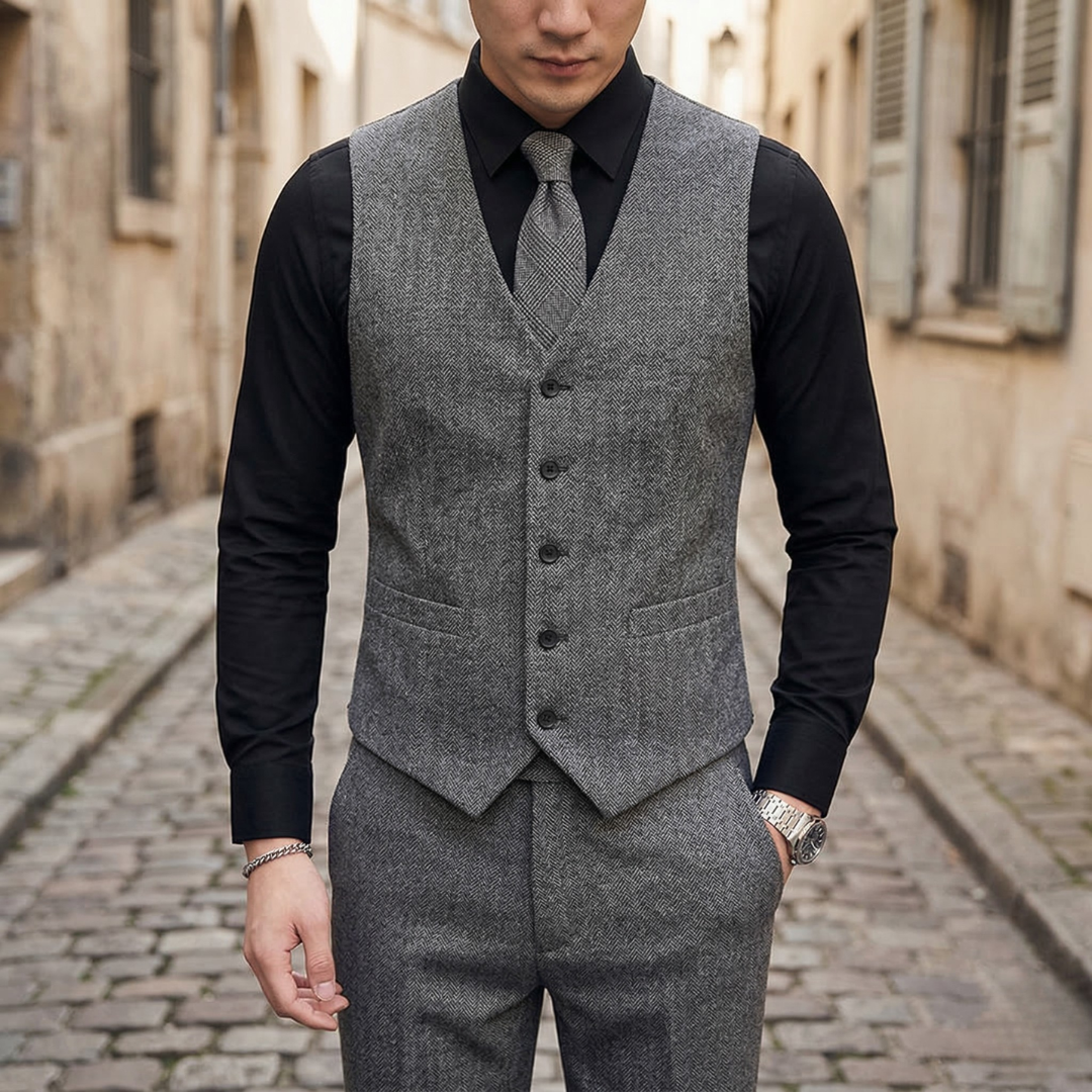 Tailored Fit Men's Formal Vest