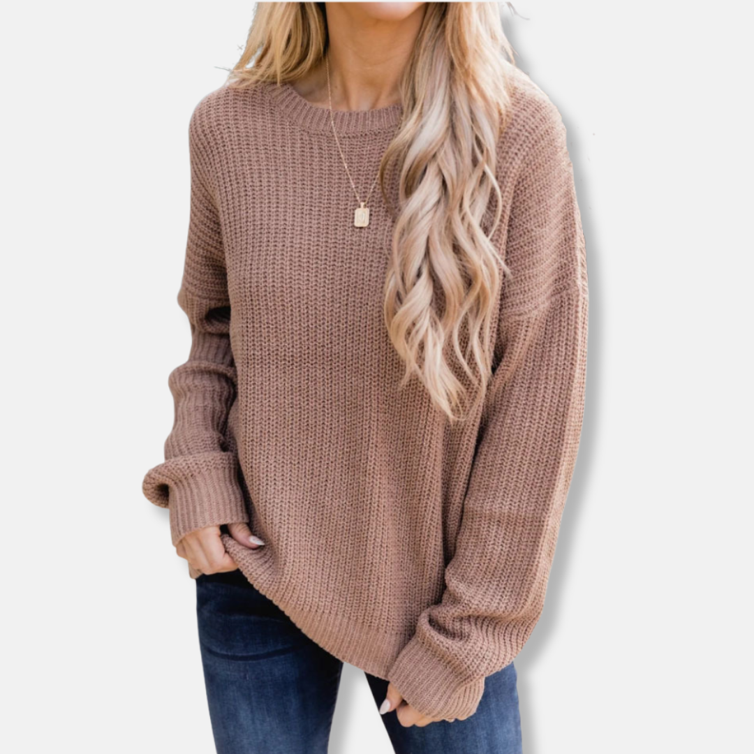 Soft Women's Long Sleeve Wool Sweater