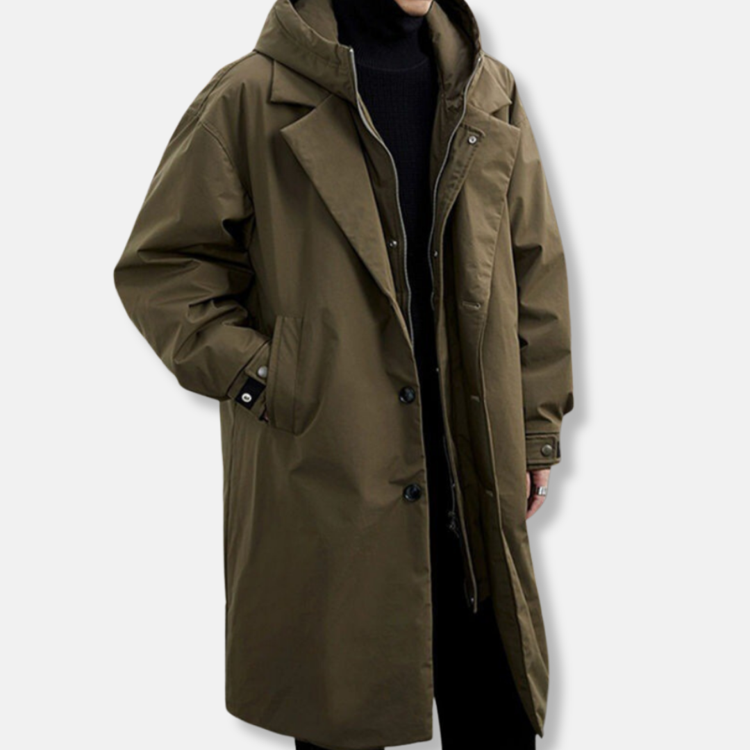 Casual Water Resistant Parka Jacket