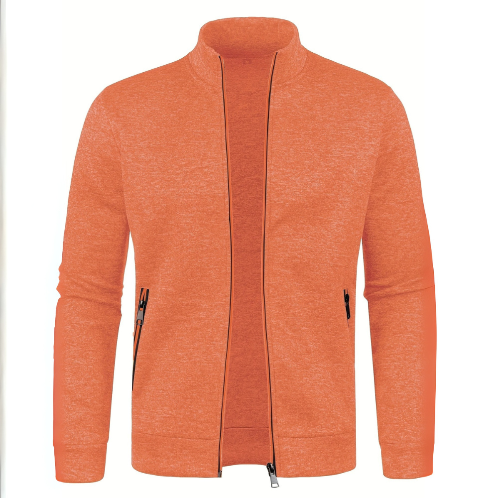 Men's Bright Zip Up Running Jacket
