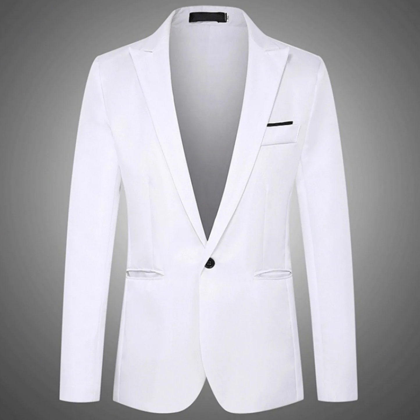 Slim Fit Single Button Mens Blazer