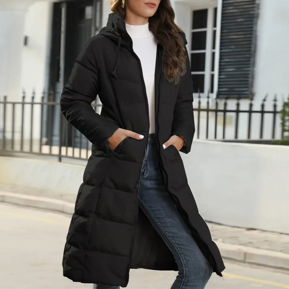 Insulated Water Resistant Ladies Winter Parka Jacket