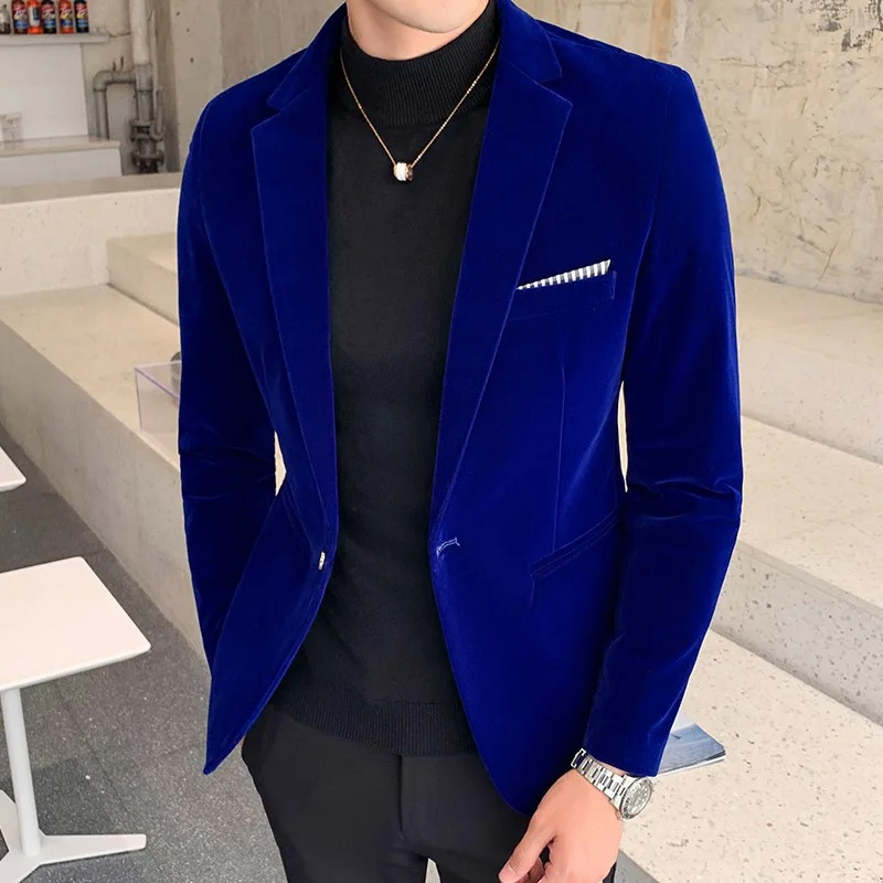 Luxury Black Formal Suit Jacket