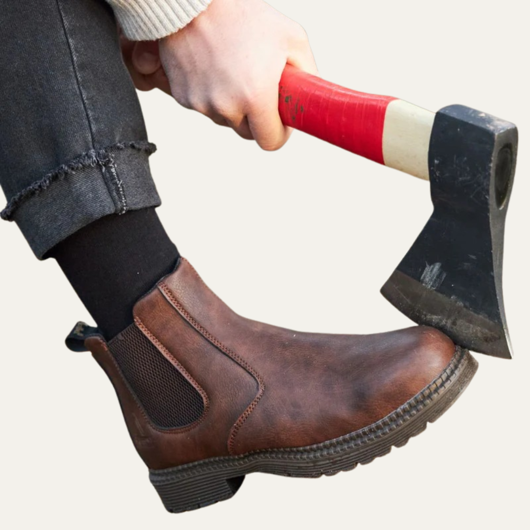 Rugged Men's Chelsea Ankle Boots