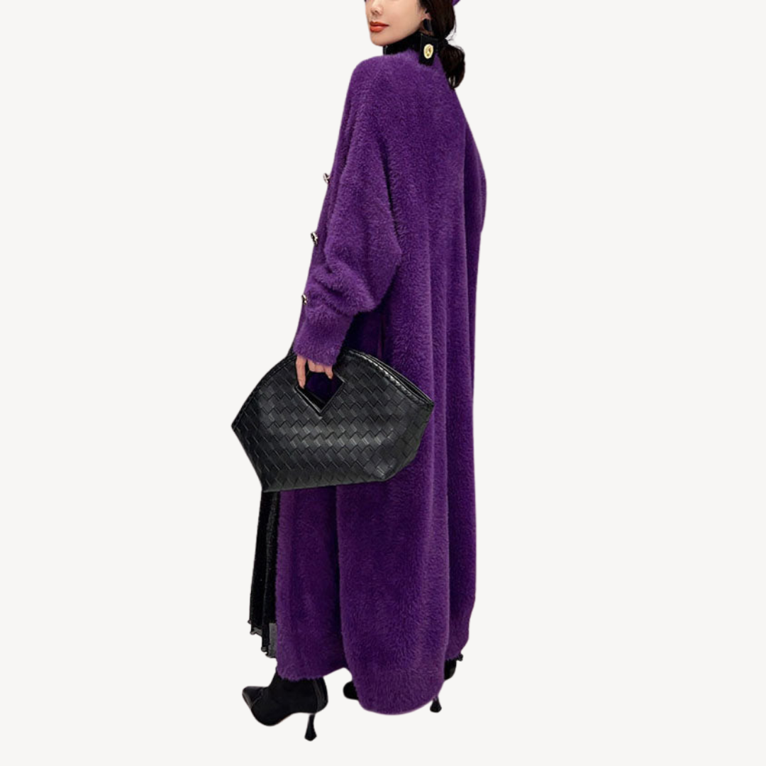 Ladies' Soft Plum Winter Jacket