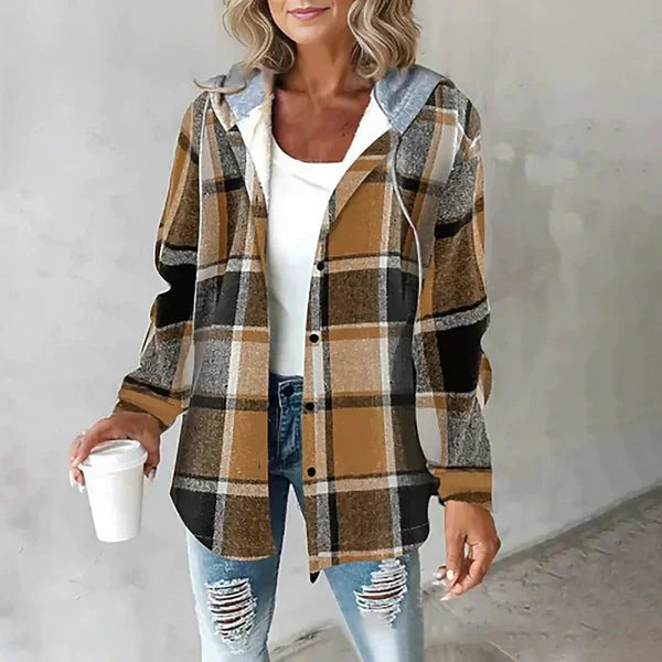 Cozy Plaid Shirt Jacket for Everyday Wear