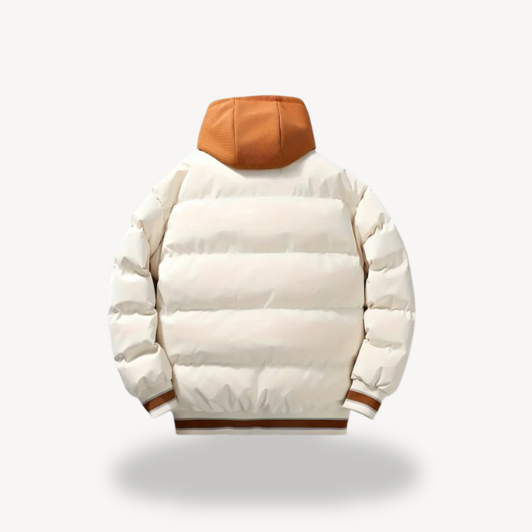 Men's Quilted Hooded Sports Jacket