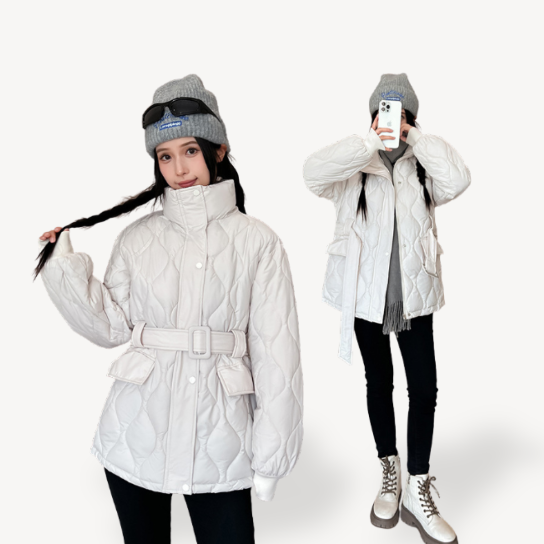 Cozy Insulated Quilted Winter Jacket Women