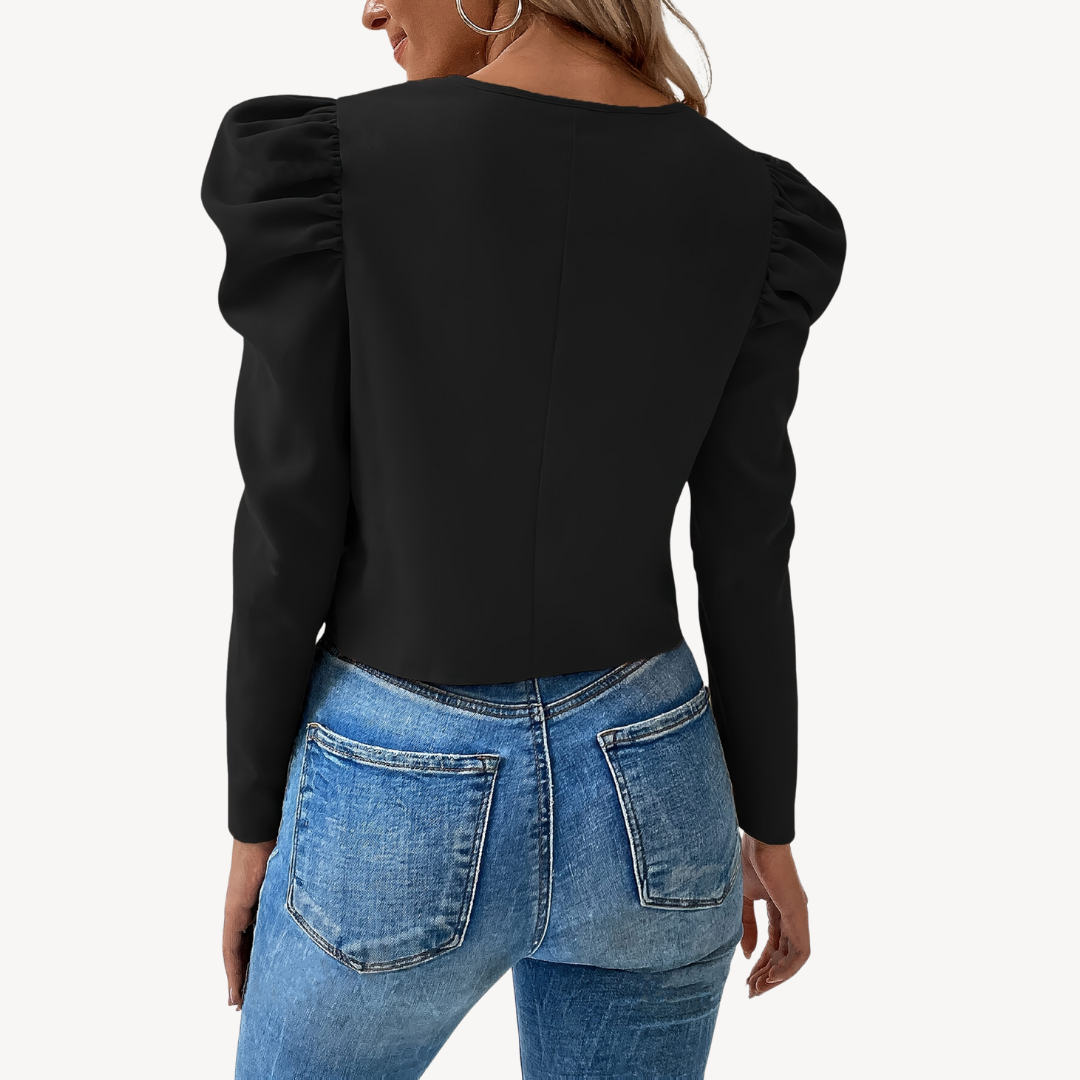Stylish Padded Zip Jacket For Women