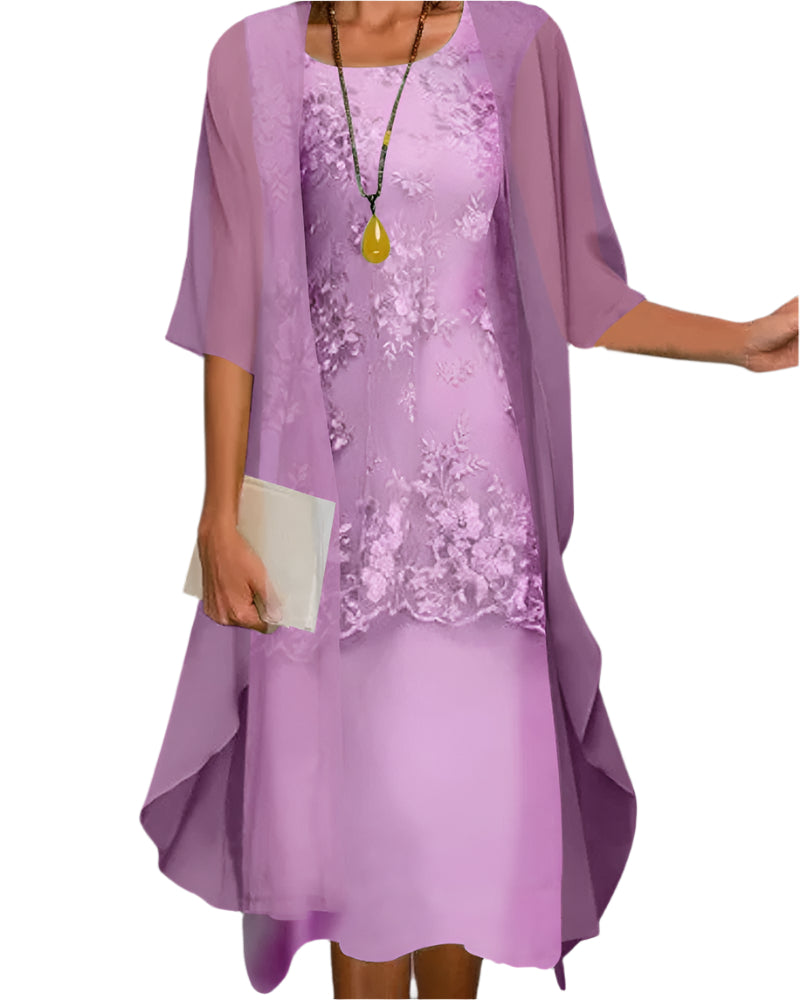 Beautiful Floral Midi Summer Dress