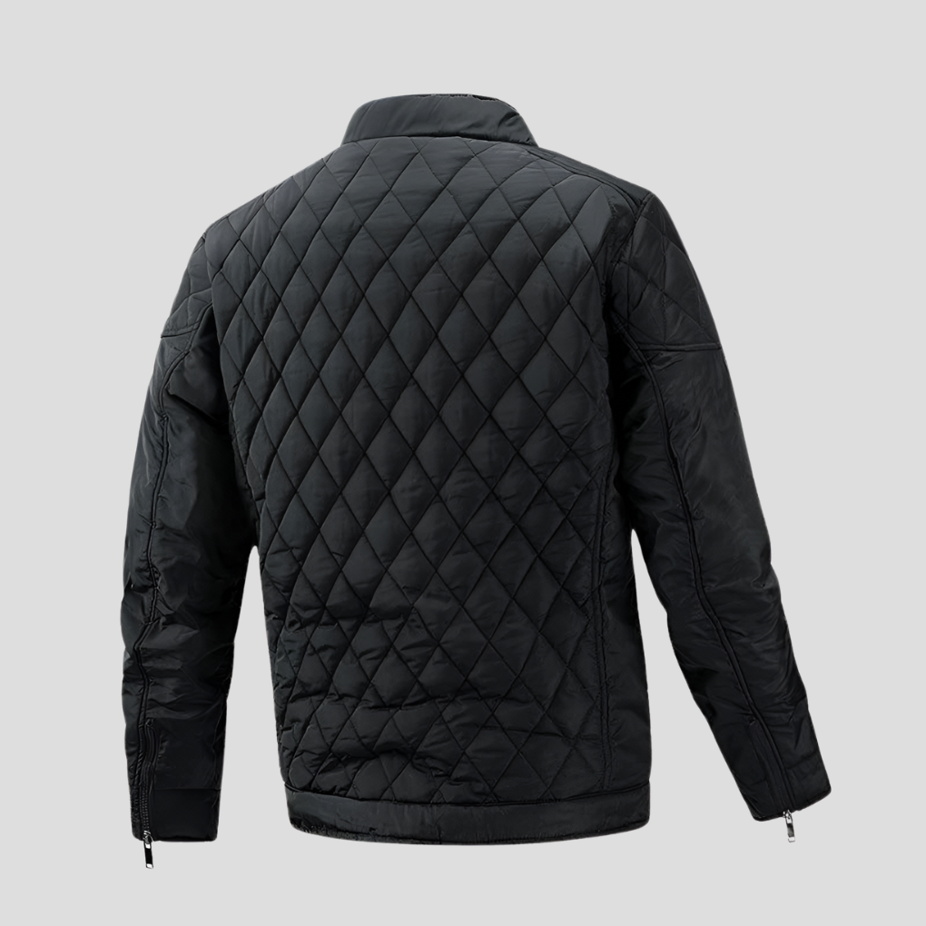 Classic Padded Quilted Coat for Men