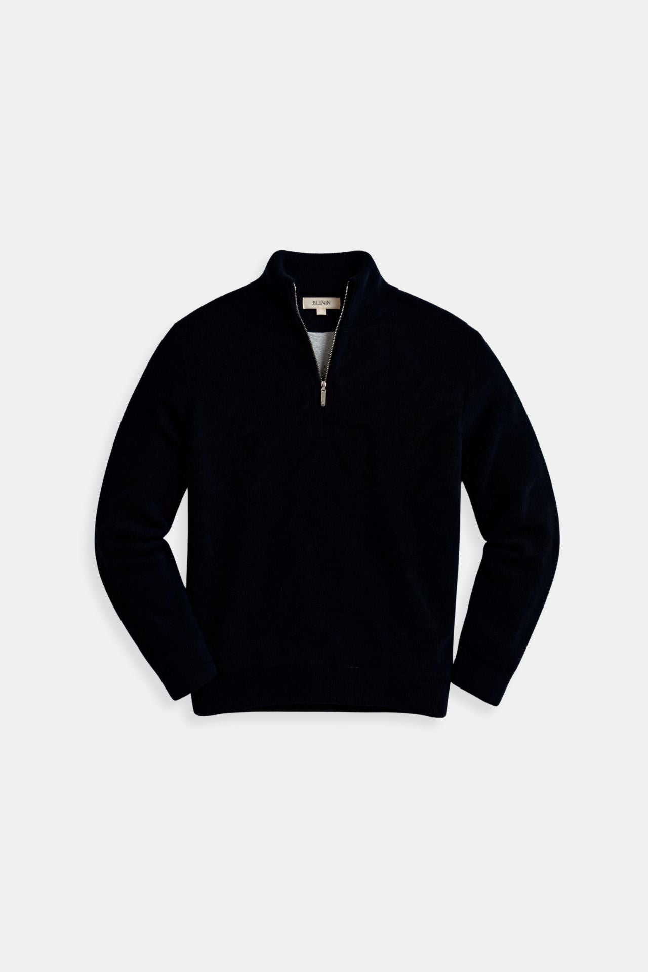 Relaxed Fit Quarter Zip Men's Sweater