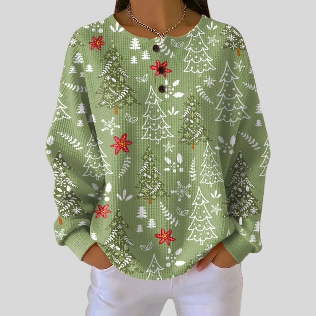 Festive Holiday Crew Neck Sweatshirt - OutfitLondon