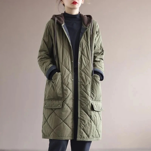 Waterproof Insulated Women's Winter Parka Jacket with Zip