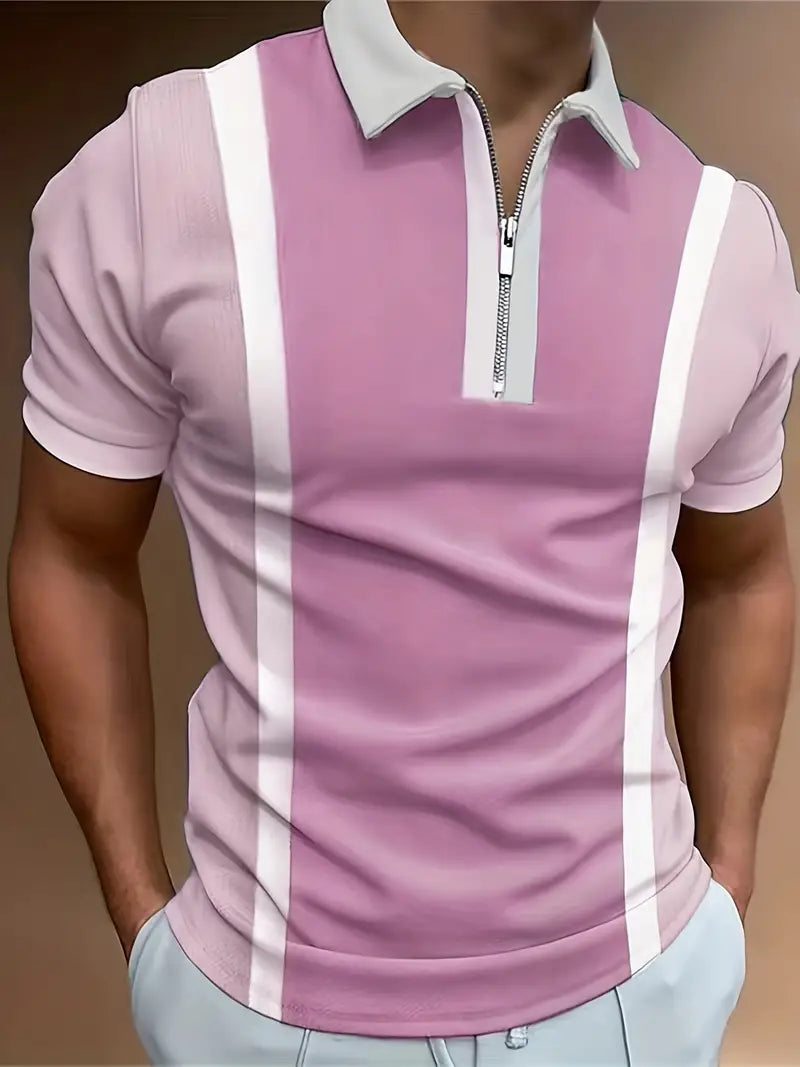 Classic Stripe Relaxed Fit Short Sleeve Shirt