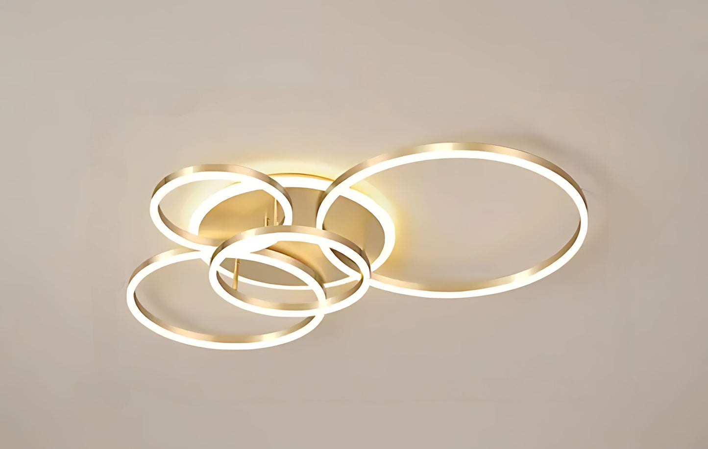 Bright Round Pendant Ceiling Lamp With Warm Glow