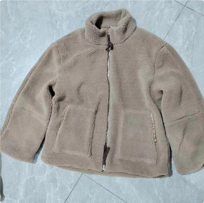 Warm Fleece Zip Up Winter Jacket