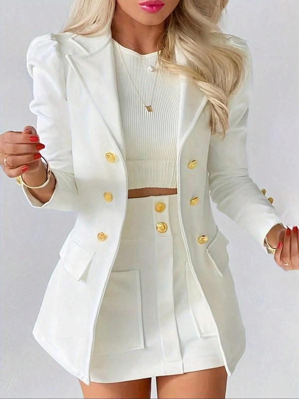 Classic 2-Piece Suit for Women Autumn Winter - OutfitLondon