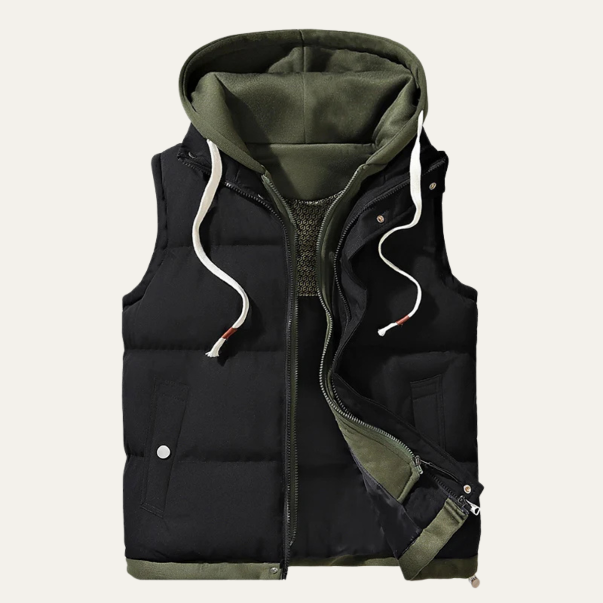 Men's Classic Zip Up Cotton Bomber Coat