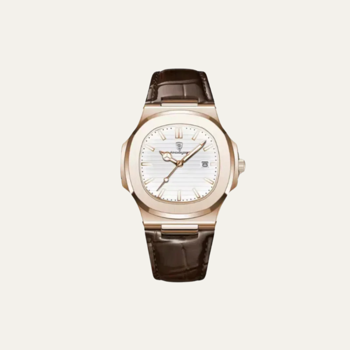 Classic Men's Luxury Leather Watch - High Quality Strap