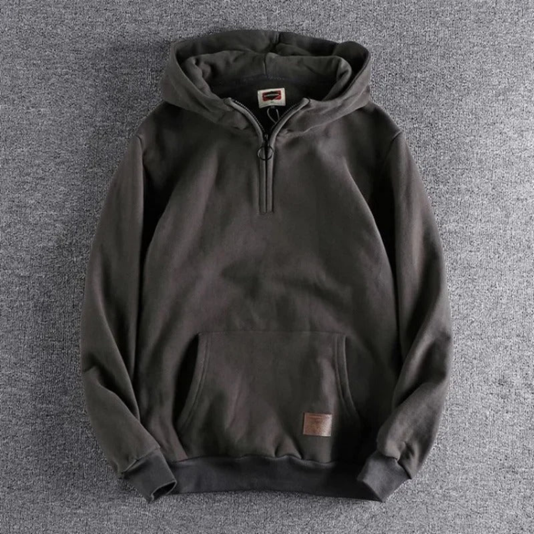 Men's Soft Fleece Hooded Sweatshirt with Pocket