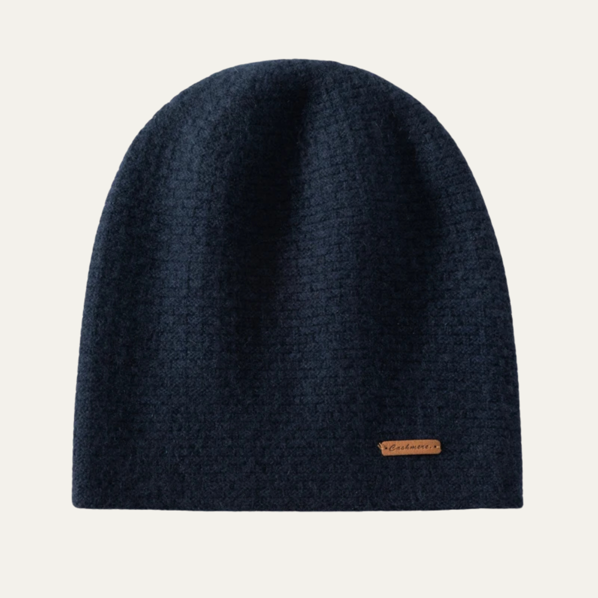 Soft Ribbed Cashmere Winter Hat
