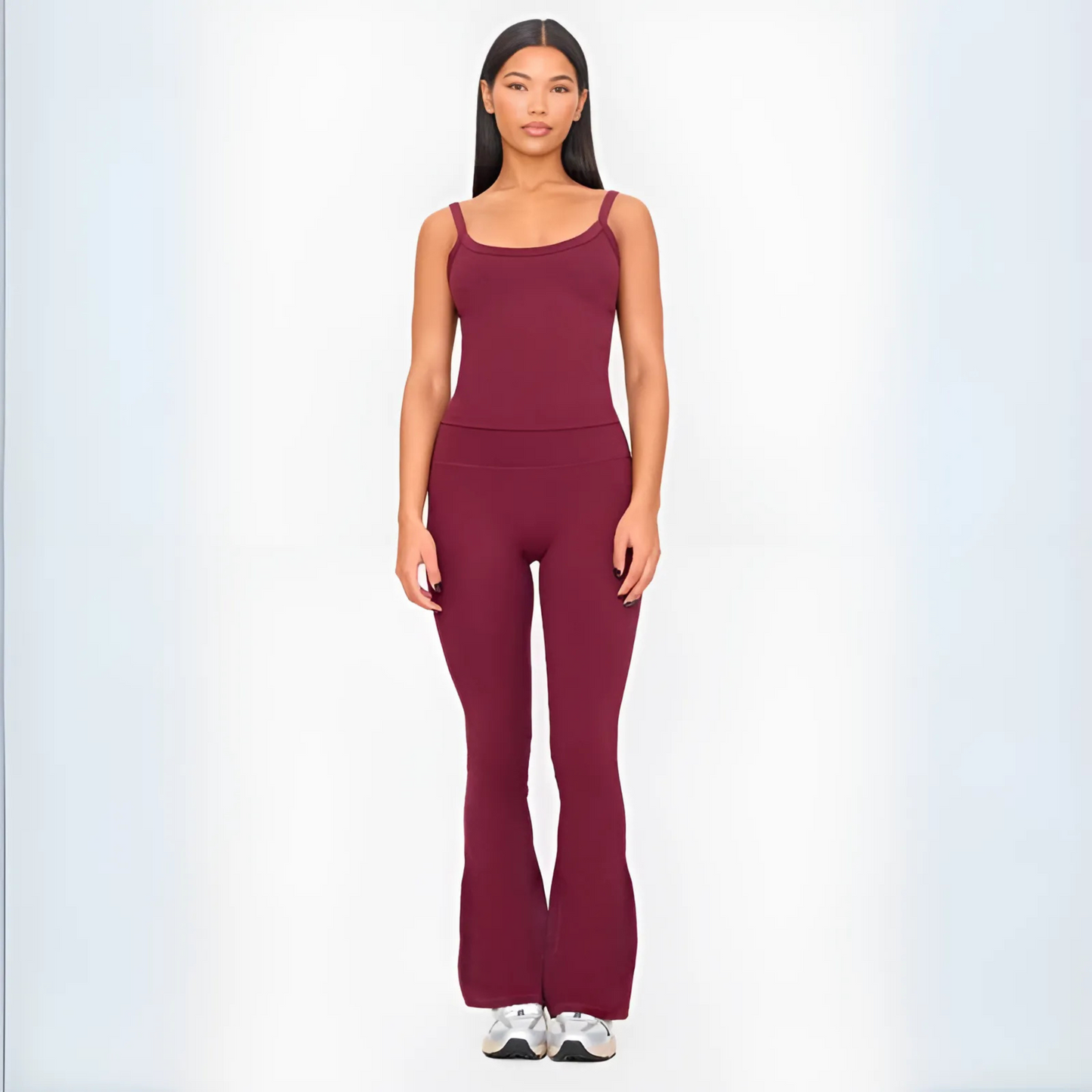 Relaxed Fit Camisole and Wide Leg Pants Set