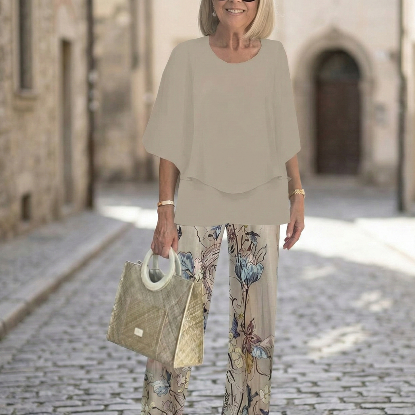 Relaxed Fit 2 Piece Women's Pant Outfit