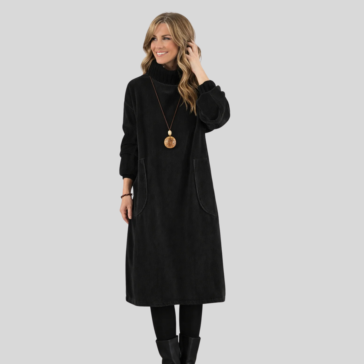 Women's Classic Turtleneck Dress