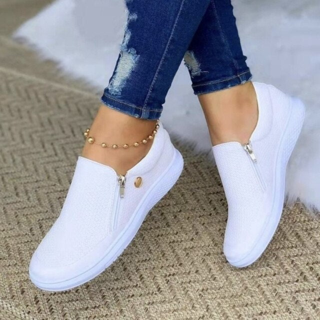Ladies Zip Up Ankle Boots