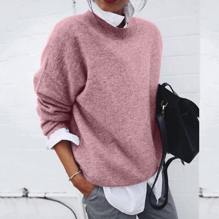 Warm Crew Neck Classic Sweater