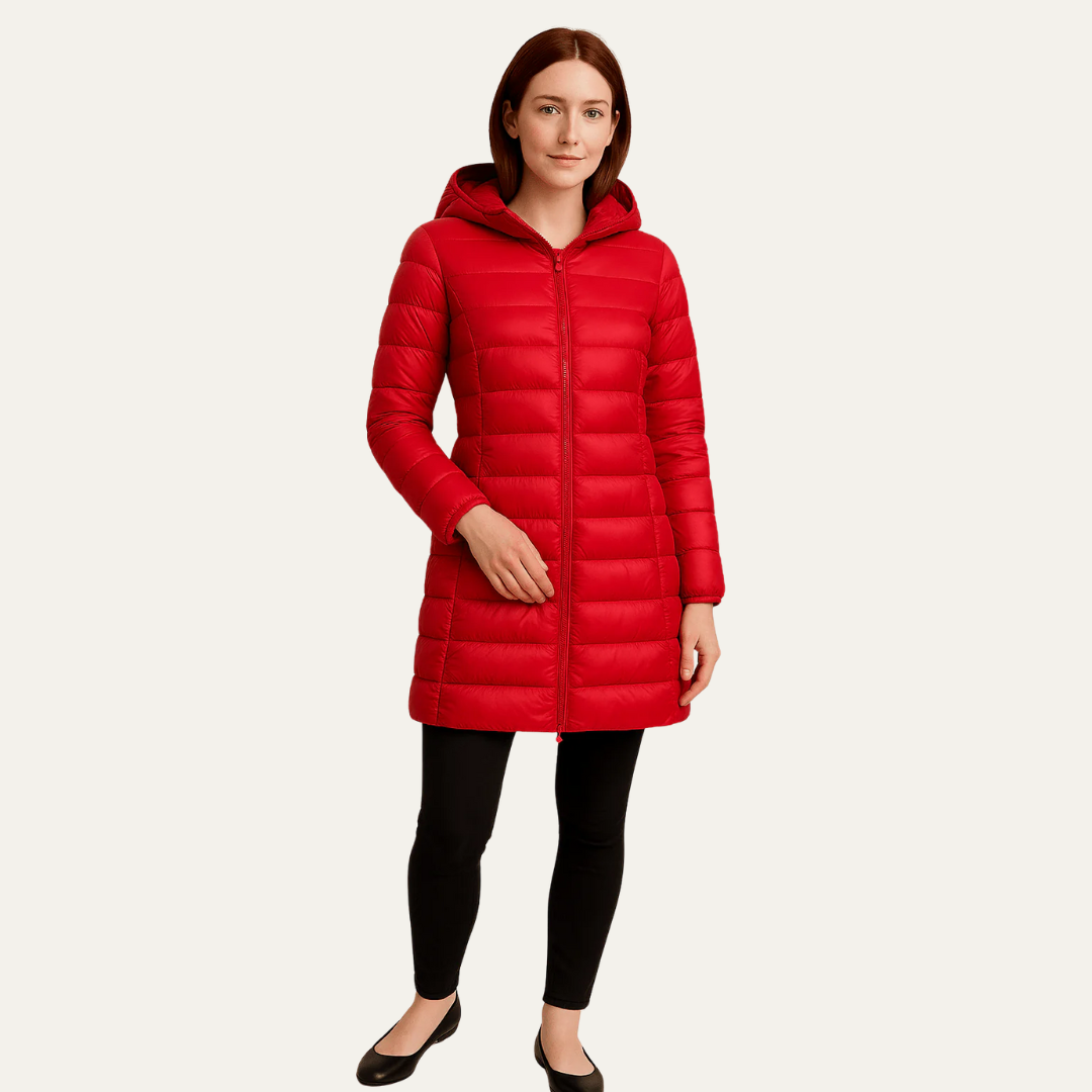 Ladies Glossy Padded Down Jacket