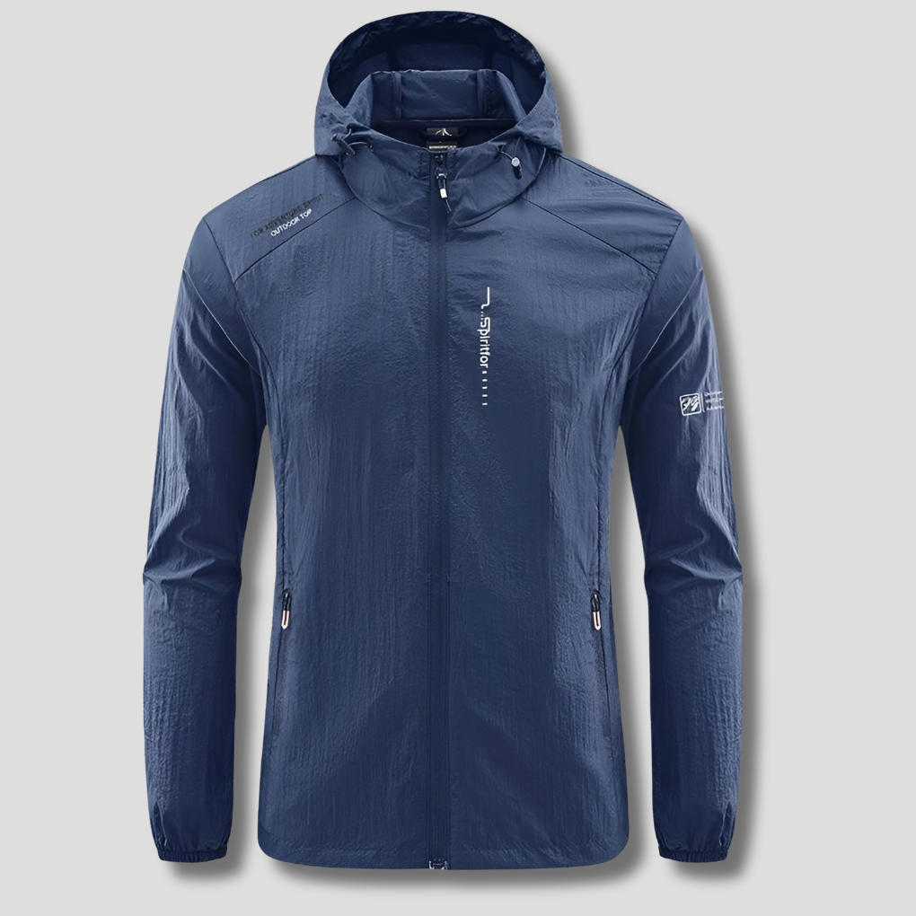 Lightweight Water Resistant Summer Hooded Jacket