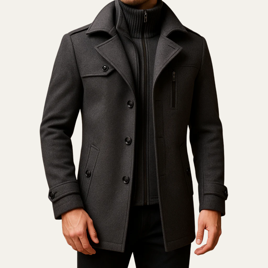 Men's Warm Waterproof Insulated Parka Jacket