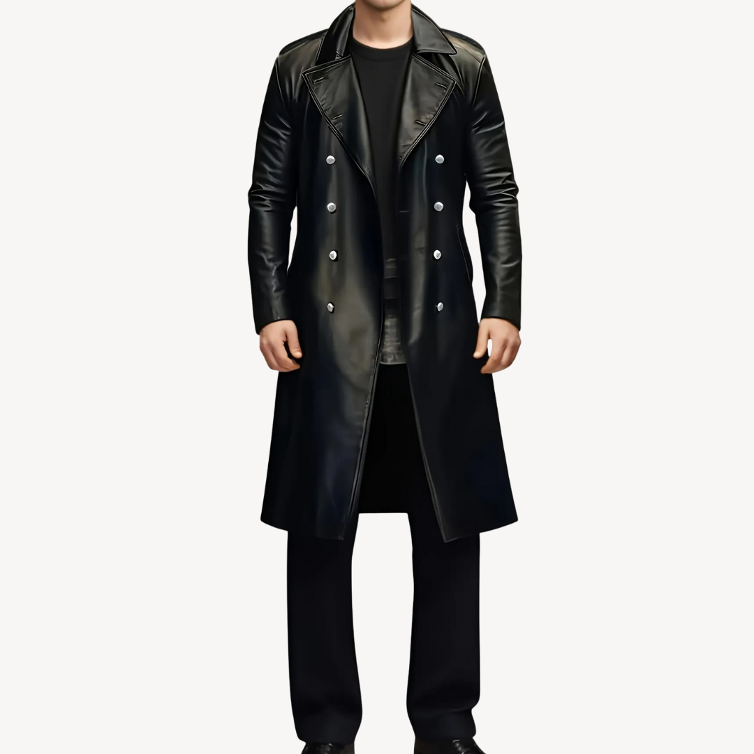 Classic Waterproof Long Coat for Men